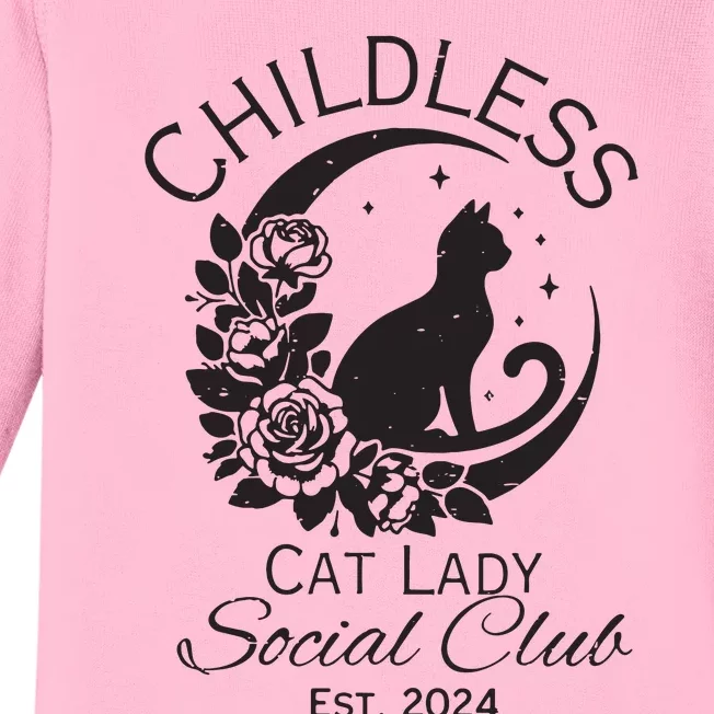 Childless Cat Lady Baby Long Sleeve Bodysuit