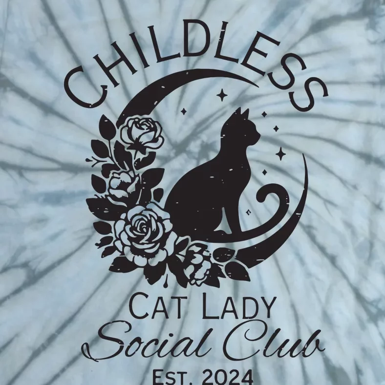 Childless Cat Lady Tie-Dye T-Shirt