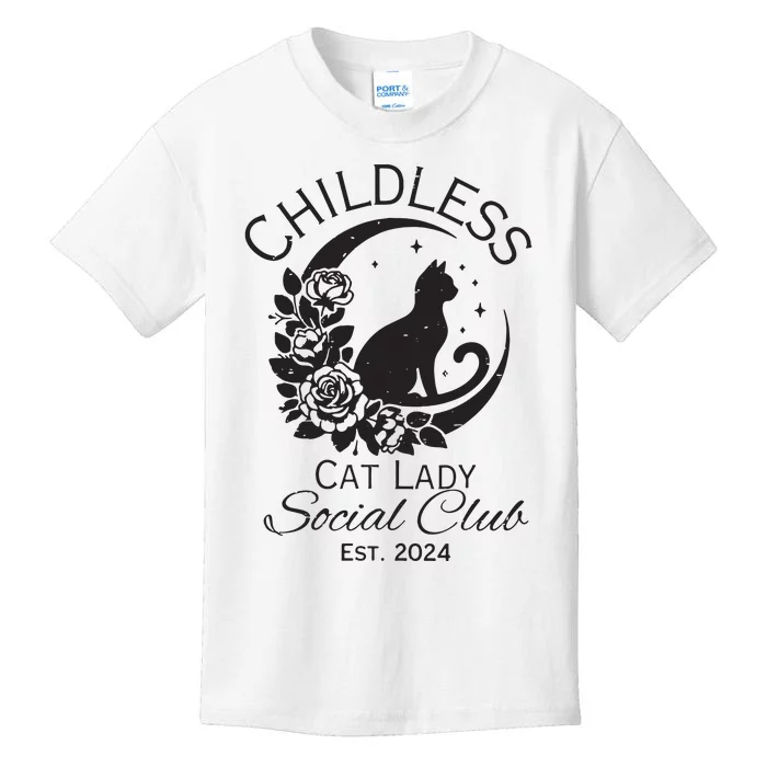 Childless Cat Lady Kids T-Shirt