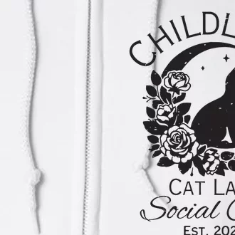 Childless Cat Lady Full Zip Hoodie