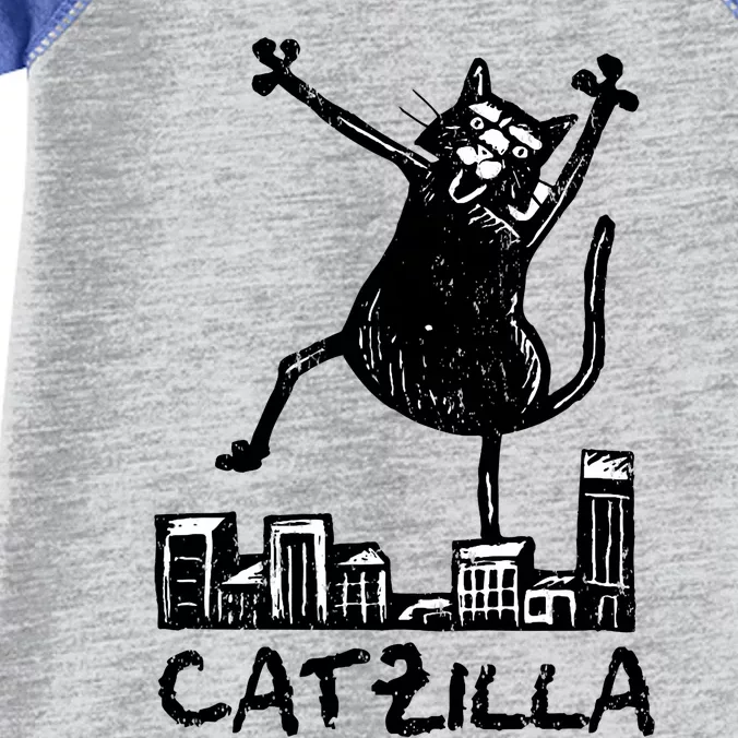 Catzilla Cat Lover Infant Baby Jersey Bodysuit