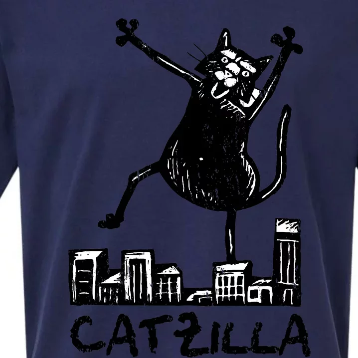 Catzilla Cat Lover Sueded Cloud Jersey T-Shirt