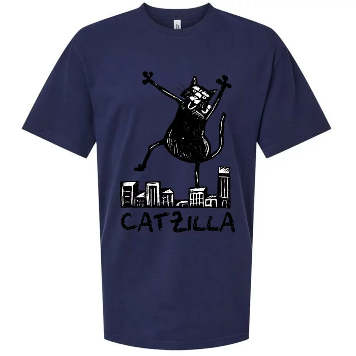 Catzilla Cat Lover Sueded Cloud Jersey T-Shirt