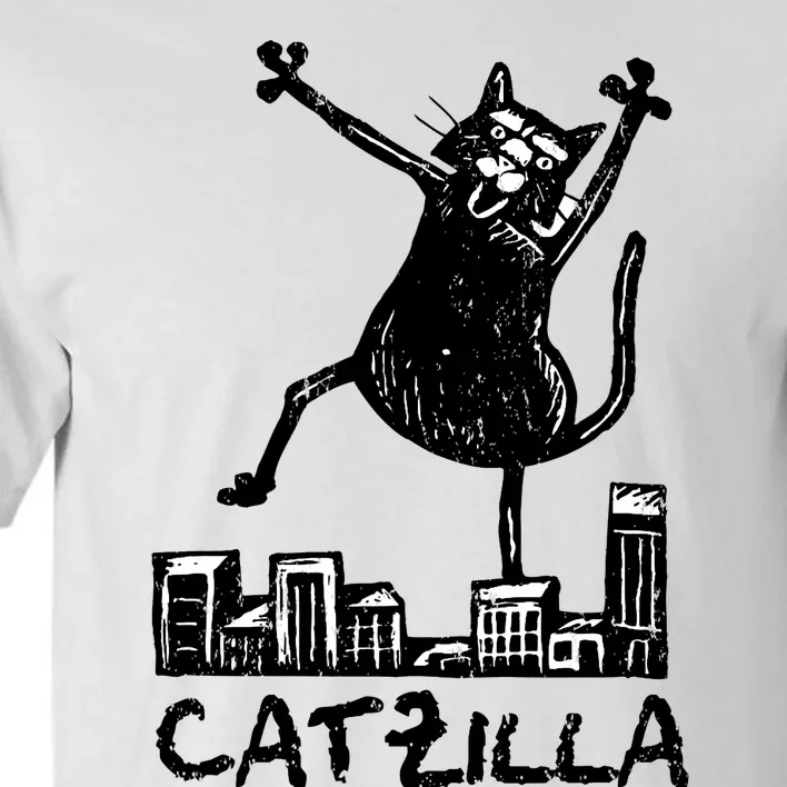 Catzilla Cat Lover Tall T-Shirt