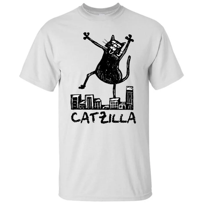 Catzilla Cat Lover Tall T-Shirt