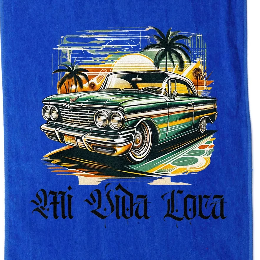 Chicano Culture Lowriders Classic Mi Vida Loca Lowrider Platinum Collection Golf Towel