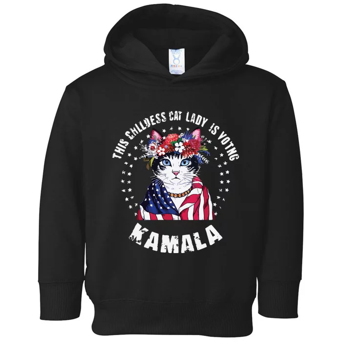 Childless Cat Lady Toddler Hoodie