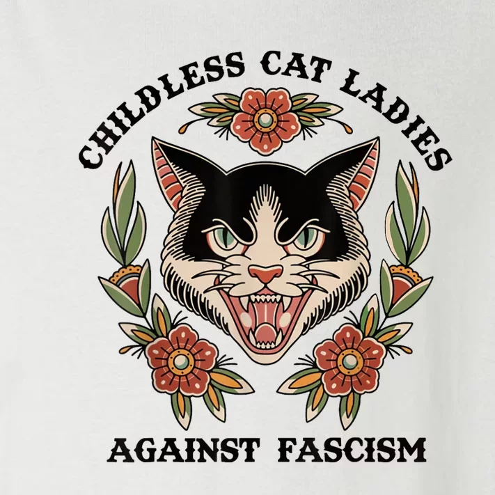 Childless Cat Ladies Against Fascism Toddler Long Sleeve Shirt