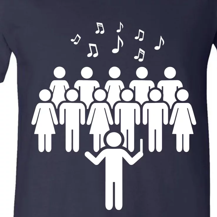 Choir Choir Lover Sing Lover V-Neck T-Shirt