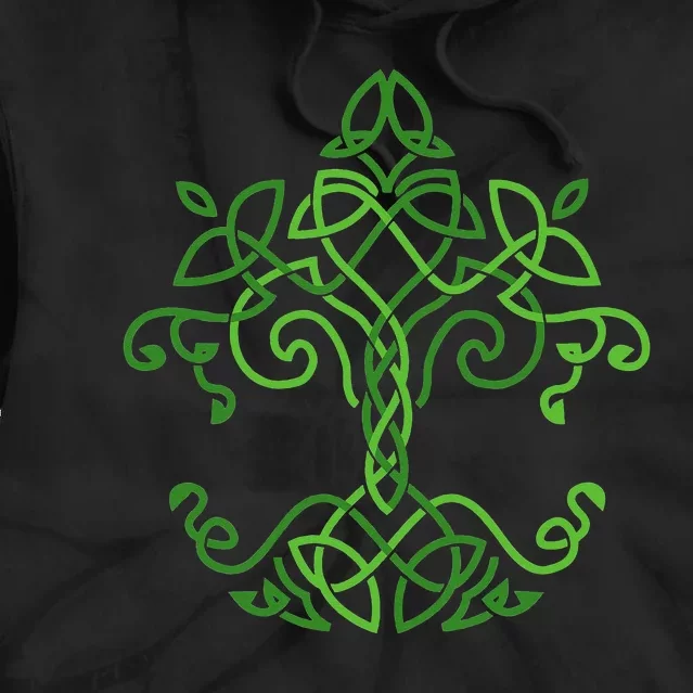 celtic Clover Leaf Party Saint Shenanigan Clover Irishman Tie Dye Hoodie