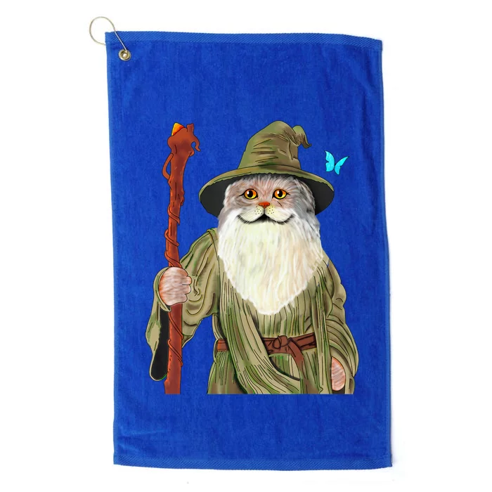 Catdalf Cat Lovers Lord Of The Cats Platinum Collection Golf Towel