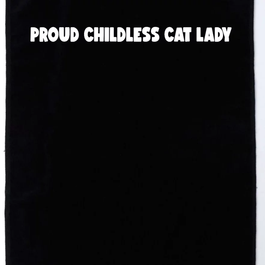 Childless Cat Lady For Cat Mom Women Cat Lady Platinum Collection Golf Towel