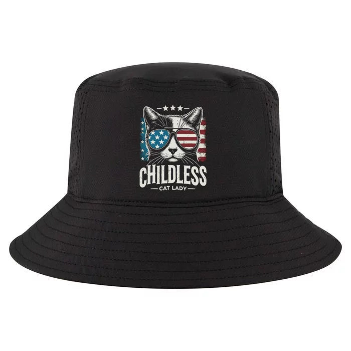 Childless Cat Lady 2024 Cool Comfort Performance Bucket Hat