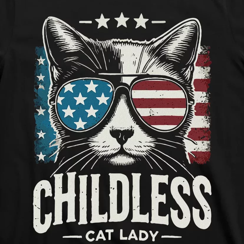 Childless Cat Lady 2024 T-Shirt