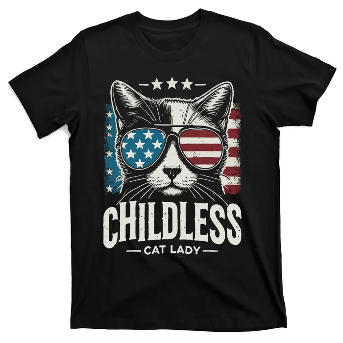 Childless Cat Lady 2024 T-Shirt