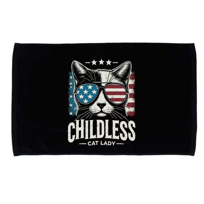 Childless Cat Lady 2024 Microfiber Hand Towel