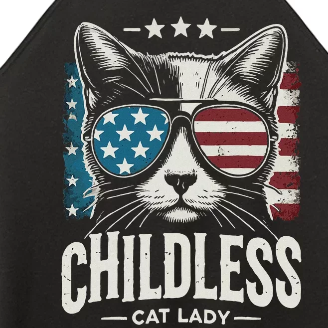 Childless Cat Lady 2024 Women’s Perfect Tri Rocker Tank