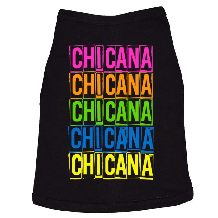 Chicana Colorful Latina Doggie Tank