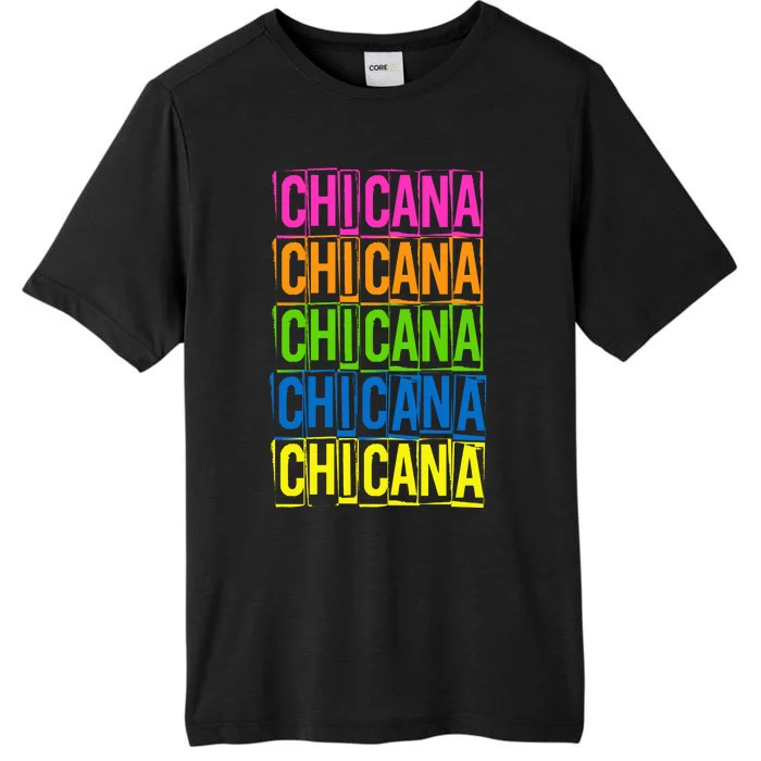 Chicana Colorful Latina ChromaSoft Performance T-Shirt