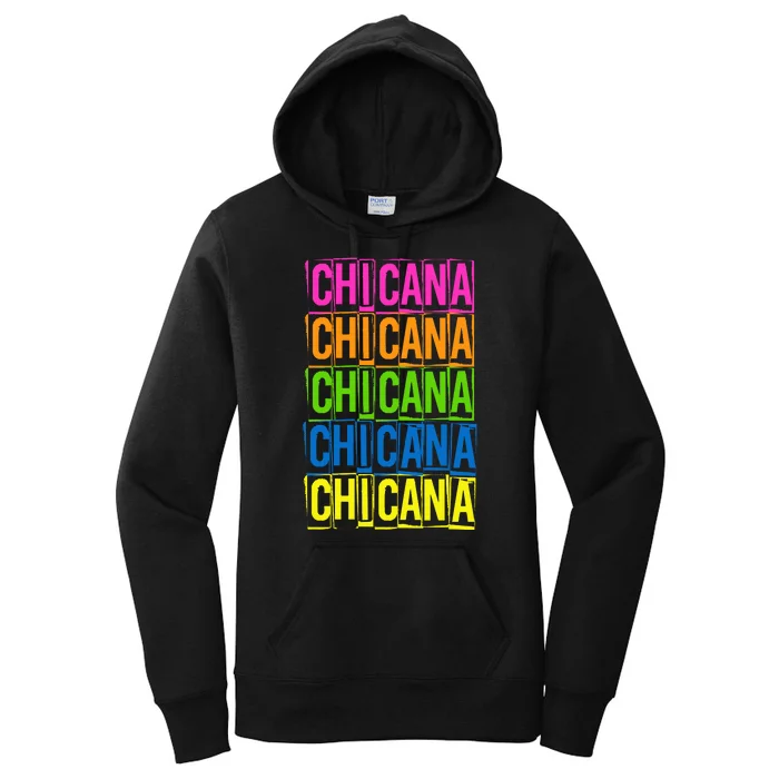 Chicana Colorful Latina Women's Pullover Hoodie