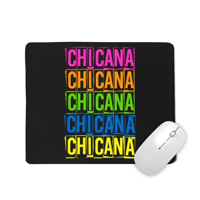 Chicana Colorful Latina Mousepad