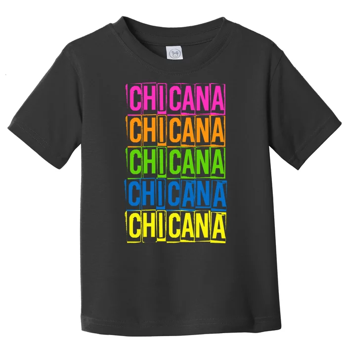 Chicana Colorful Latina Toddler T-Shirt