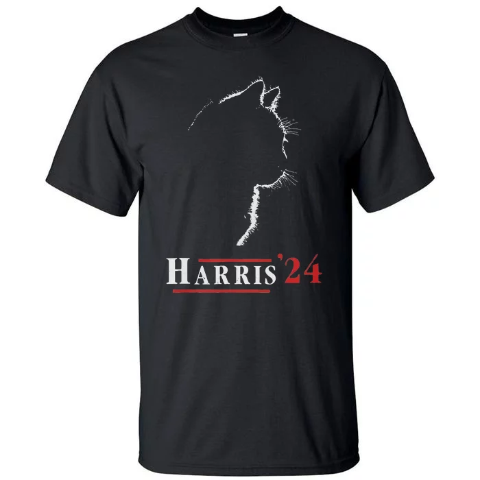 Childless Cat Lady For Kamala Harris President Biden 24 Tall T-Shirt