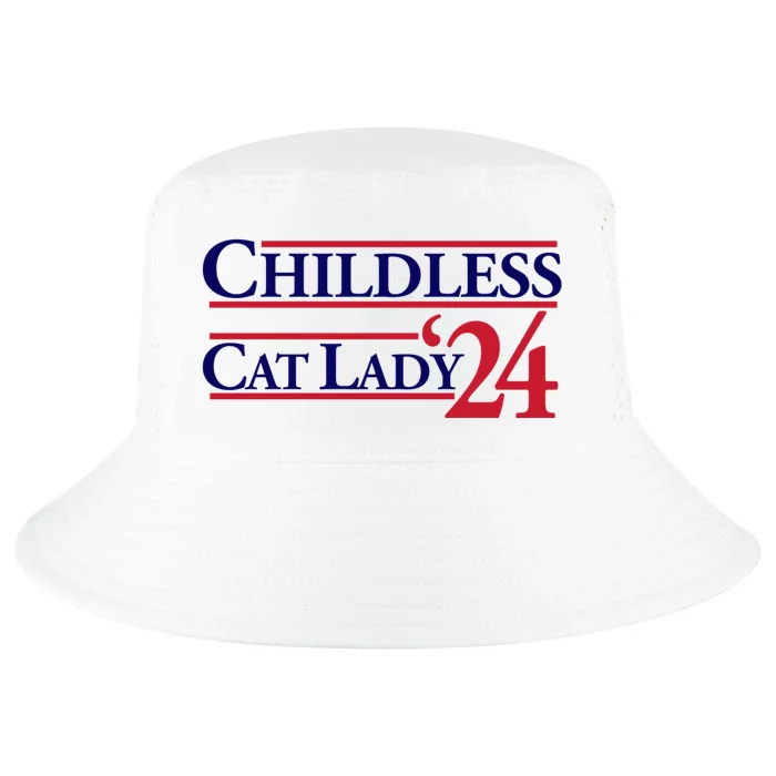 Childless Cat Lady 2024 Cool Comfort Performance Bucket Hat