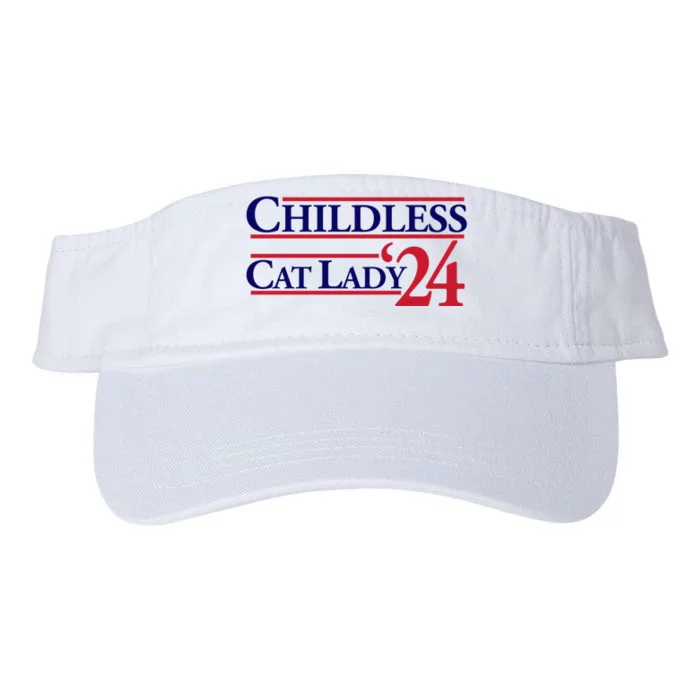 Childless Cat Lady 2024 Valucap Bio-Washed Visor