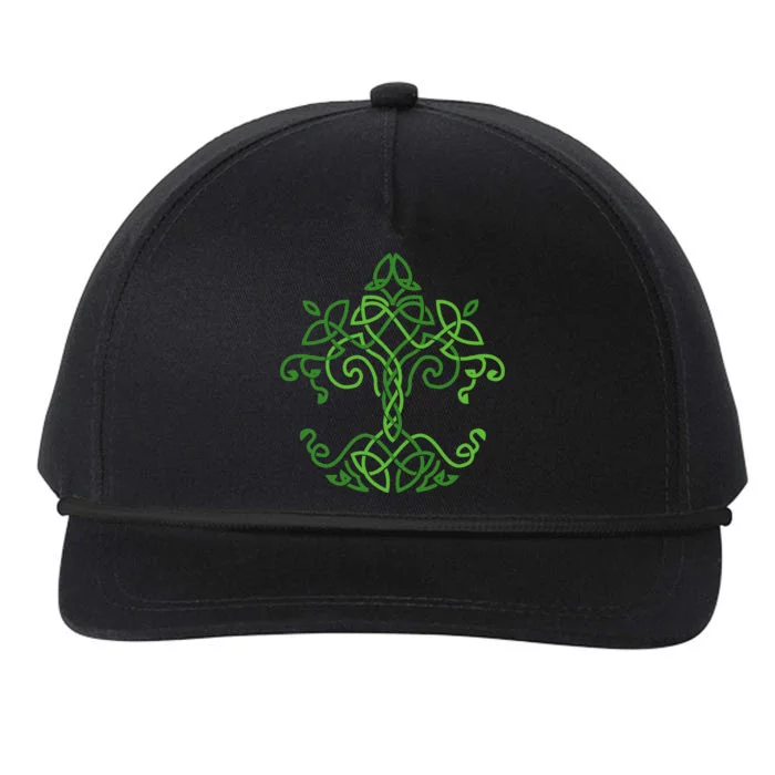 celtic Clover Leaf Party Saint Shenanigan Snapback Five-Panel Rope Hat