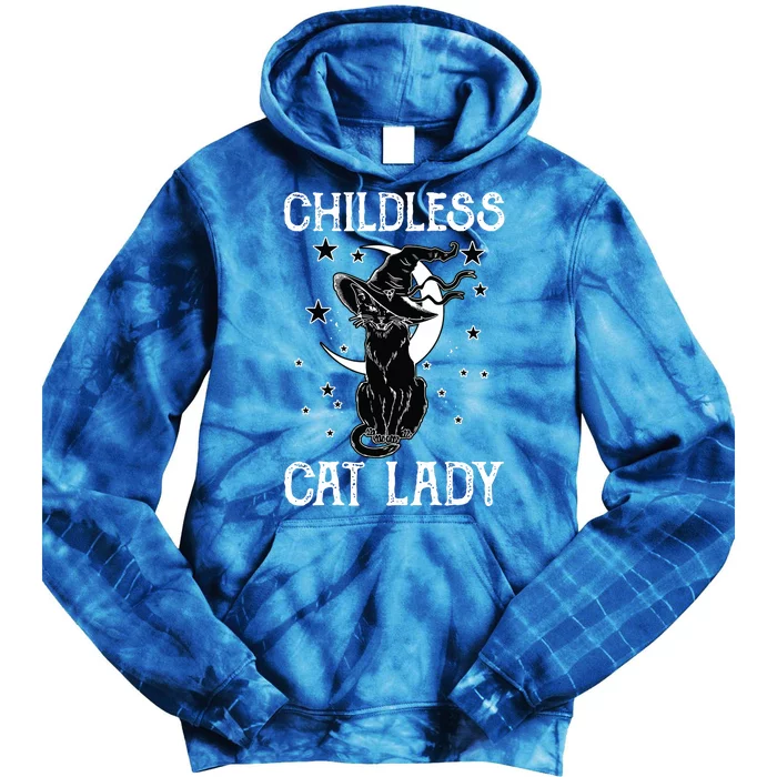 Childless Cat Lady Is Voting Kamalaharris Tie Dye Hoodie