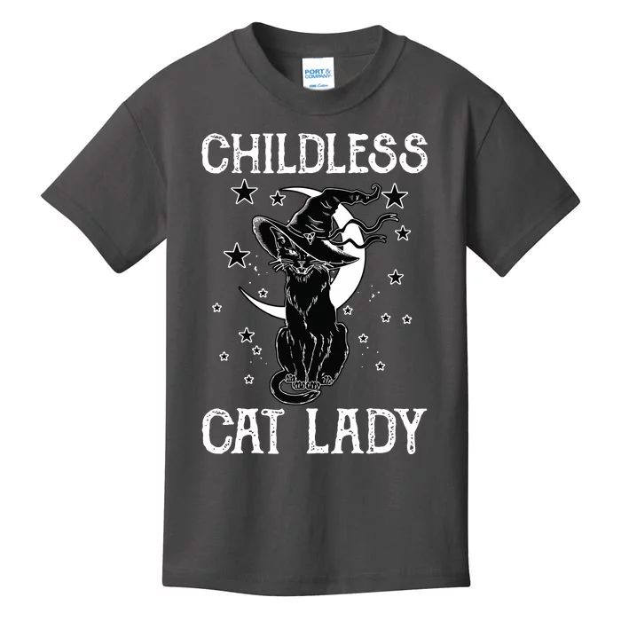 Childless Cat Lady Is Voting Kamalaharris Kids T-Shirt