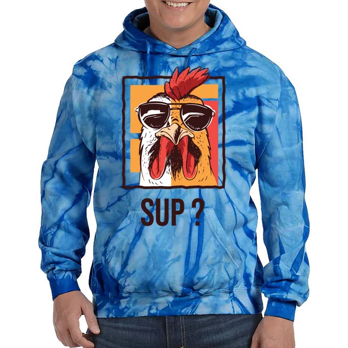 Cute Chicken Lover Gardening Farmer Henhouse Coop Chicken Gift Tie Dye Hoodie