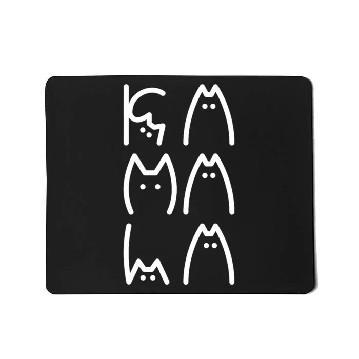 Childless Cat Ladies For Kamala Election 2024 Cat Lady Political Mousepad