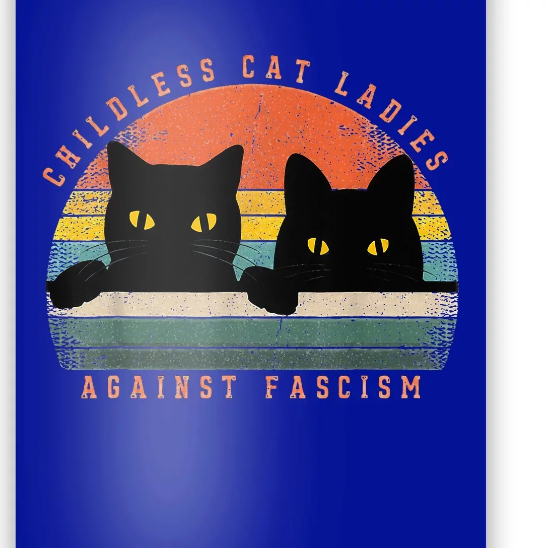 Childless Cat Ladies Against Fascism Poster