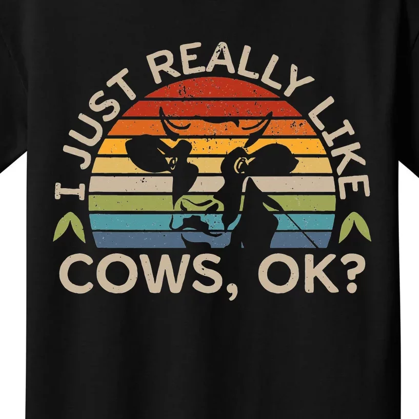 Cow  Cow Lover Gifts Cow Farmer Rancher Kids T-Shirt