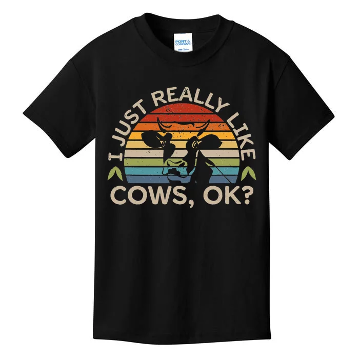 Cow  Cow Lover Gifts Cow Farmer Rancher Kids T-Shirt