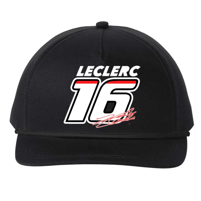 Cool Charles Leclerc 16 F1 Racing Snapback Five-Panel Rope Hat