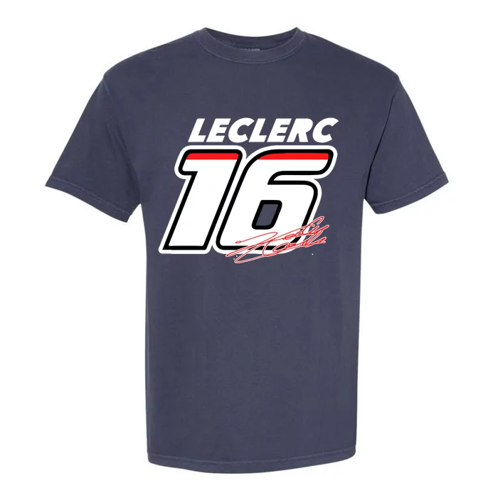 Cool Charles Leclerc 16 F1 Racing Garment-Dyed Heavyweight T-Shirt