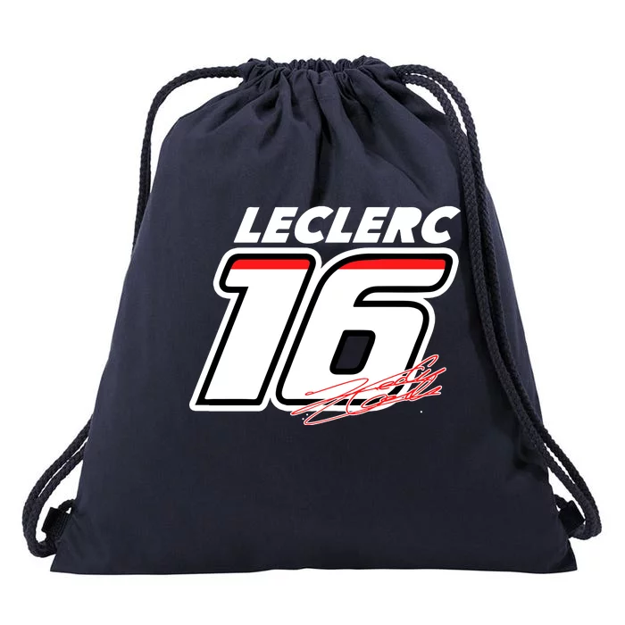 Cool Charles Leclerc 16 F1 Racing Drawstring Bag