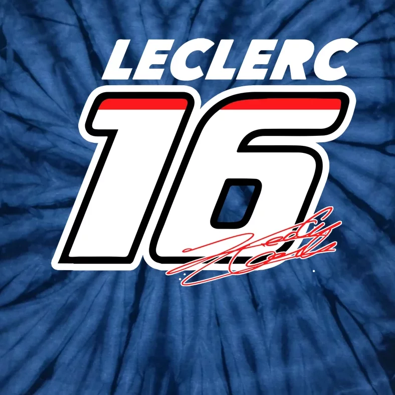 Cool Charles Leclerc 16 F1 Racing Tie-Dye T-Shirt