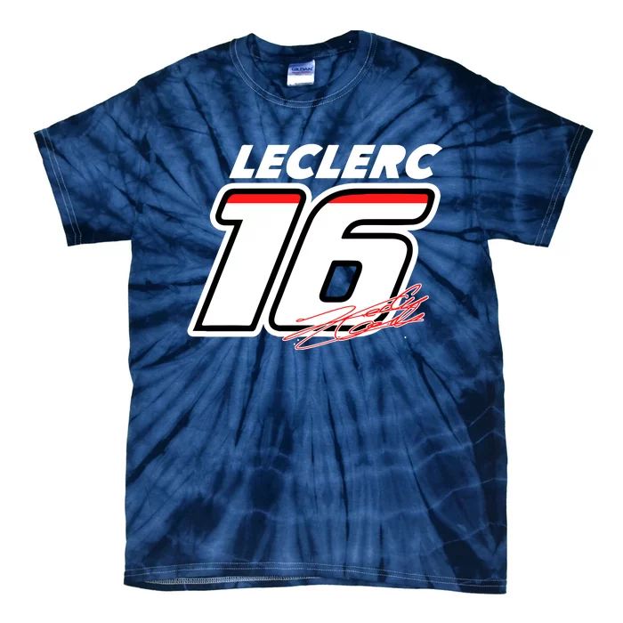 Cool Charles Leclerc 16 F1 Racing Tie-Dye T-Shirt