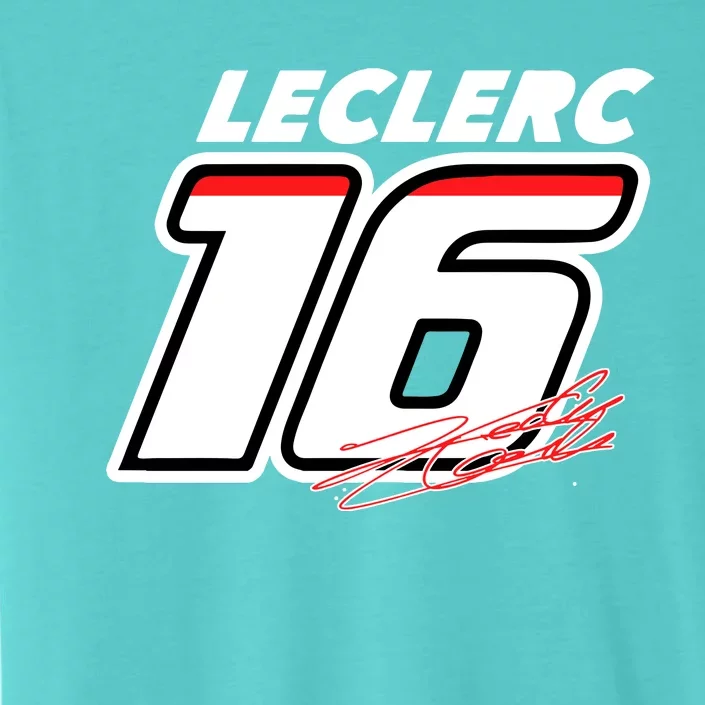 Cool Charles Leclerc 16 F1 Racing ChromaSoft Performance T-Shirt