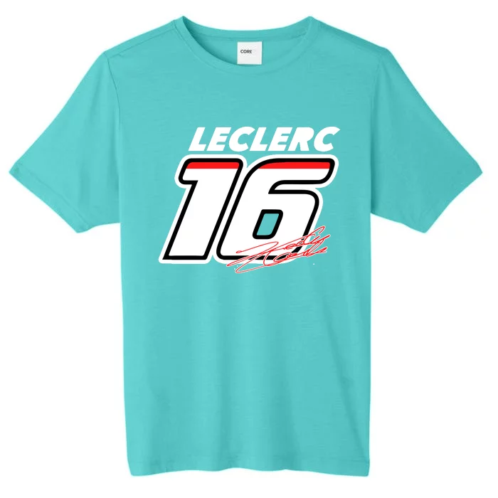 Cool Charles Leclerc 16 F1 Racing ChromaSoft Performance T-Shirt