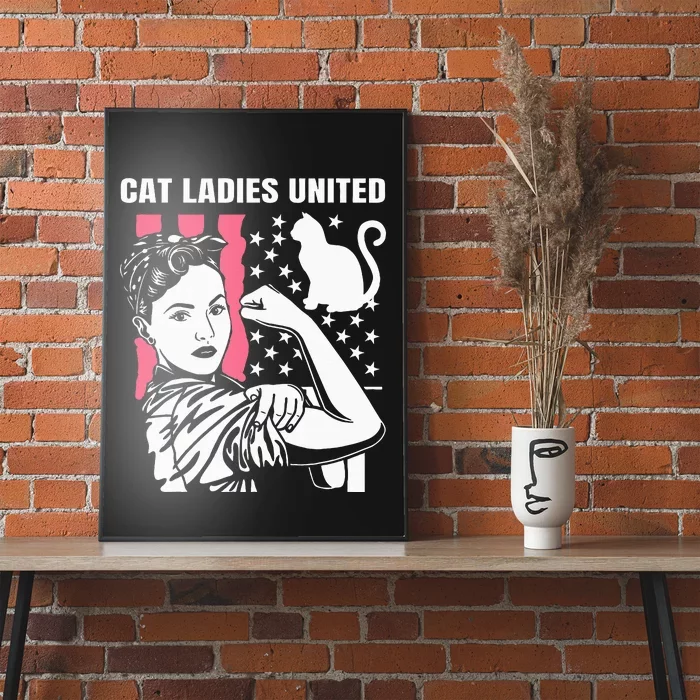 Childless Cat Lady For Cat Mom Women Cat Ladies Poster