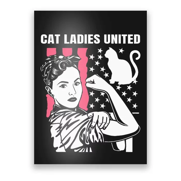 Childless Cat Lady For Cat Mom Women Cat Ladies Poster