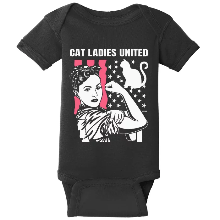 Childless Cat Lady For Cat Mom Women Cat Ladies Baby Bodysuit