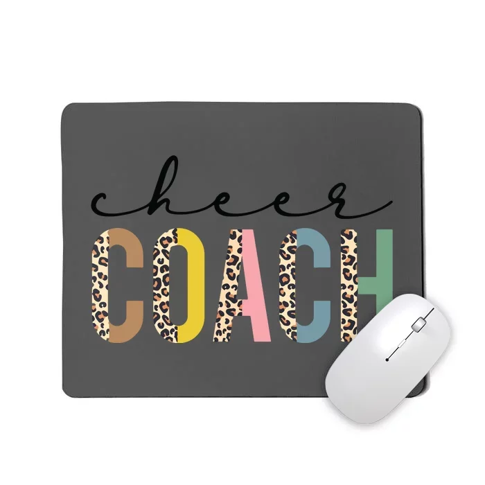 Cheer Coach Leopard Cheerleading Props Cute Cheer For Coach Mousepad