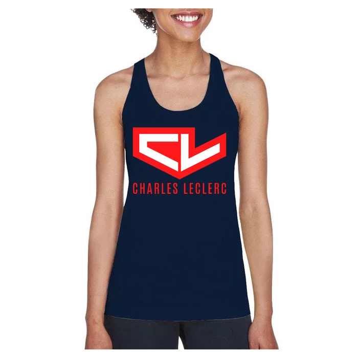 Cool Charles Leclerc 16 F1 Racing Women's Racerback Tank