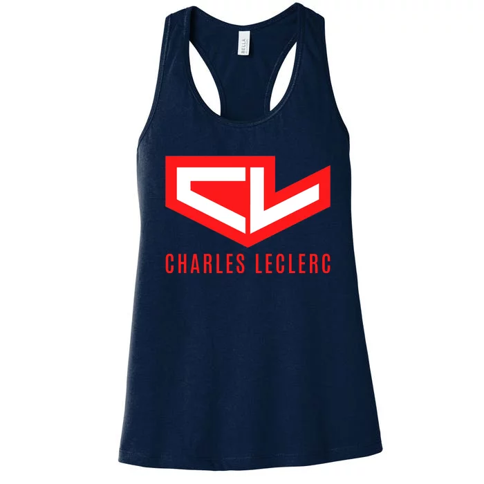 Cool Charles Leclerc 16 F1 Racing Women's Racerback Tank